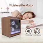 Watchwinder Hout - Horloge doos - Horloge winder - Bruin - O, Sieraden, Tassen en Uiterlijk, Horloges | Heren, Verzenden, Zo goed als nieuw