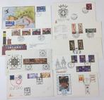 Wereld - Wereld: Malta, Gibraltar, Nederland, Indië., Gestempeld