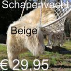 Schapenvacht BEIGE schapenvel 100% schapenvacht € 29,95, Huis en Inrichting, Woonaccessoires | Overige, Ophalen of Verzenden, Nieuw
