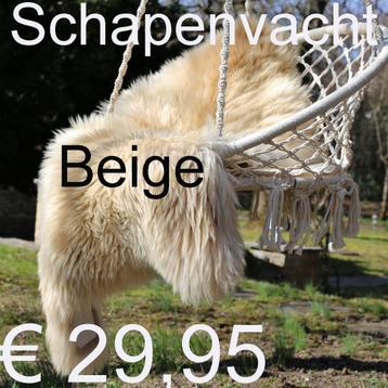 Schapenvacht BEIGE schapenvel 100% schapenvacht € 29,95 beschikbaar voor biedingen