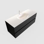 Badkamermeubel Solid Surface AQS Stockholm 120x45 cm Mat, Doe-het-zelf en Verbouw, Sanitair, Ophalen of Verzenden, Nieuw