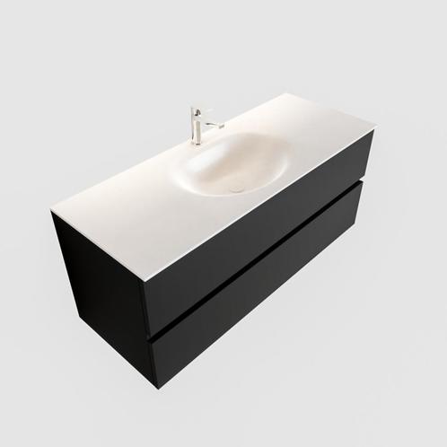 Badkamermeubel Solid Surface AQS Stockholm 120x45 cm Mat, Doe-het-zelf en Verbouw, Sanitair, Ophalen of Verzenden