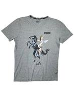 Puma T-Shirt (Horse design, reworked) Maat M, Ophalen of Verzenden, Zo goed als nieuw