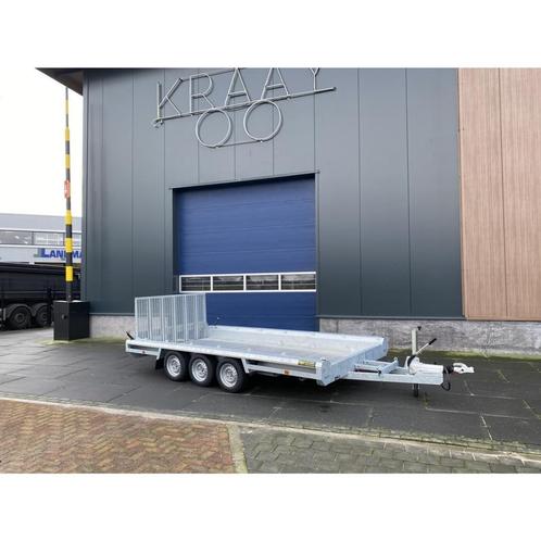 HULCO TERRAX-3 MACHINETRANSPORTER 394 X 180 3.500 KG AKTIE!, Auto diversen, Aanhangers en Bagagewagens, Nieuw, Ophalen