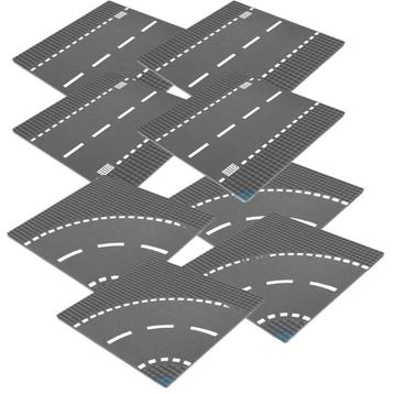 City Wegenplaten Set – 8 stuks – 25,5 x 25,5 cm – 4 rechte & beschikbaar voor biedingen