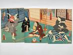 Scène uit de Shanks Mare Tokaido - Papier - Utagawa