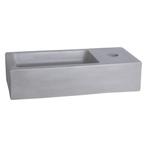 Fontein Differnz Ravo 38,5x18,5x9 cm Beton Licht Grijs, Doe-het-zelf en Verbouw, Sanitair, Ophalen of Verzenden, Nieuw, Overige typen