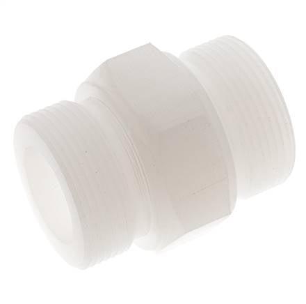 Dubbele Nippel G1 1/2 PVDF 10bar FDA 55mm Hex, Doe-het-zelf en Verbouw, Overige Doe-het-zelf en Verbouw, Nieuw, Verzenden