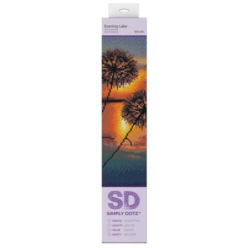 Diamond Dotz Simply Dotz - Evening Lake 25x35cm, Hobby en Vrije tijd, Knutselen, Ophalen of Verzenden