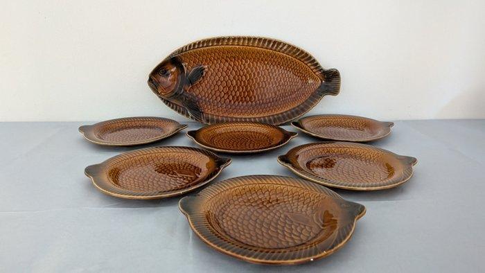 Sarreguemines - Tafelservies voor 12 (7) - Keramiek -, Antiek en Kunst, Antiek | Meubels | Tafels