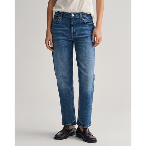 Gant Straight jeans STRAIGHT CROPPED JEANS Verkorte, Kleding | Dames, Spijkerbroeken en Jeans, Nieuw, Verzenden