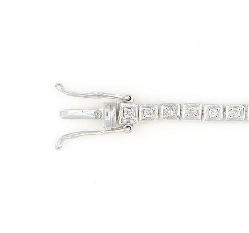 Zonder Minimumprijs - Armband - 18 karaat Witgoud - 0.90ct., Sieraden, Tassen en Uiterlijk, Armbanden