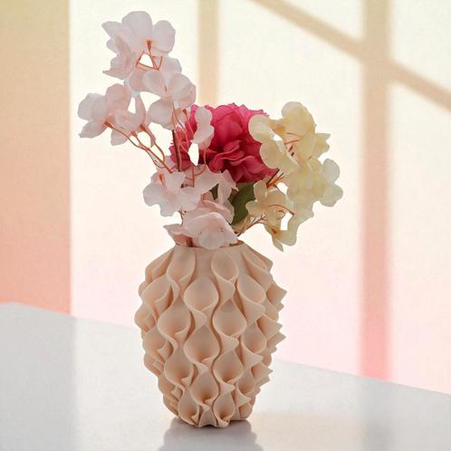 Bluma vaas 3D print - verkrijgbaar in 30+ kleuren - uniek, Huis en Inrichting, Woonaccessoires | Vazen, Minder dan 50 cm, Overige kleuren