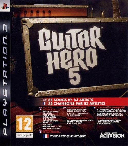 Guitar Hero 5 (PS3 Games), Spelcomputers en Games, Games | Sony PlayStation 3, Zo goed als nieuw, Ophalen of Verzenden