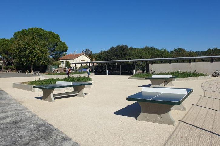 Rockwood® Betonnen Pingpongtafel Groen (Afgeronde hoeken), Tuin en Terras, Tuinsets en Loungesets, Nieuw, Hout, Ophalen of Verzenden