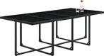 2dekans | Polyrotan eetset - Baracoa XXl - 13-delig - Zwart, Tuin en Terras, Tuinsets en Loungesets, Ophalen of Verzenden, Zo goed als nieuw