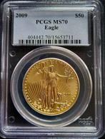 Gouden American Eagle 1 oz 2009 PCGS MS70, Goud, Losse munt, Verzenden, Midden-Amerika
