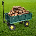 Bolderwagen transportkar max. 350kg - groen, Verzenden, Nieuw