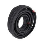 Dubbele koelleiding zwart 1/4 x 3/8 - rol 30 meter - ongef, Verzenden, Nieuw