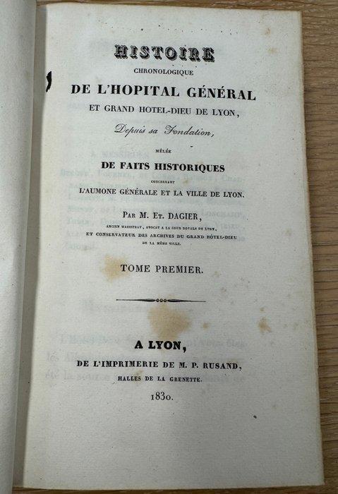 Etienne Dagier - Histoire Chronologique de lHopital Général, Antiek en Kunst, Antiek | Boeken en Bijbels