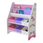 [en.casa] Kinderrek Ponteceso 74x62x26,5 cm eenhoornmotief