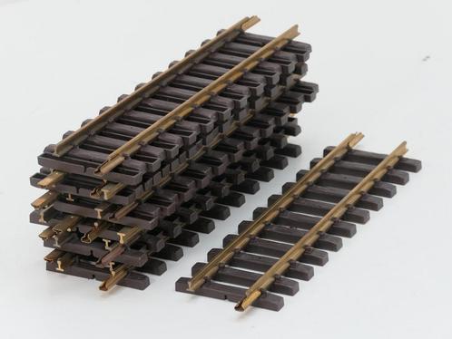 LGB 10000 Set 12 St. Gerades Gleis, 300mm (Messing, Recht), Hobby en Vrije tijd, Modeltreinen | Overige schalen, Rails, Gebruikt