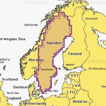 Navionics Waterkaart Platinum+ Regular NPEU067R Zweden Meren, Watersport en Boten, Navigatiemiddelen en Scheepselektronica, Nieuw