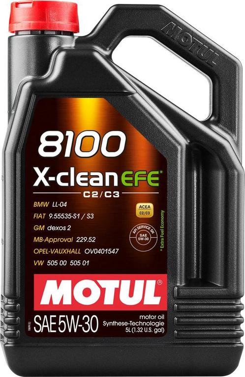 5L Motorolie MOTUL 8100 X-CLEAN EFE C2/C3 5W30 BMW Longli..., Auto-onderdelen, Motor en Toebehoren, Nieuw, Ophalen of Verzenden