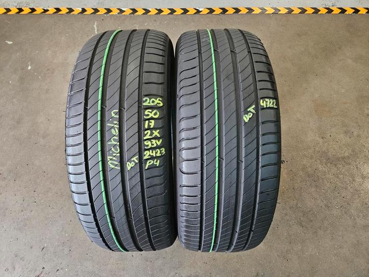 205/50/17 93V MICHELIN P4 ZOMERBANDEN 6MM PROFIEL 2X, Auto-onderdelen, Banden en Velgen, 17 inch, Erkend duurzaam, Zomerbanden