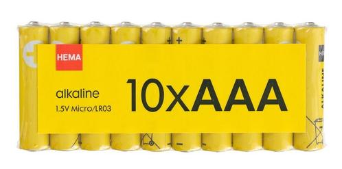 HEMA AAA alkaline batterijen - 10 stuks, Computers en Software, Overige Computers en Software, Nieuw, Verzenden