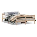 Bedframe Grenenhout 140x200 - Retourdeal - 35% Korting!, 200 cm, Hout, Nieuw, Tweepersoons