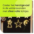 Kerstverlichting Raam Engel, Halve maan, Ster - 73-82cm -, Diversen, Kerst, Verzenden, Nieuw