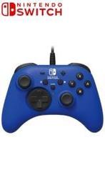 MarioSwitch.nl: Hori Switch Pro Controller Wired Blauw iDEAL, Ophalen of Verzenden, Zo goed als nieuw