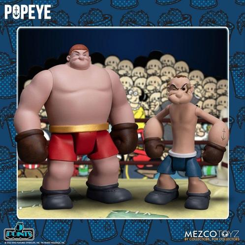 Popeye 5 Points Deluxe Figure Set Popeye & Oxheart 9 cm, Verzamelen, Stripfiguren, Nieuw, Ophalen of Verzenden