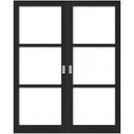 Weekamp binnendeur WK6356-C dubbel set 176,8x210 (Stomp), Doe-het-zelf en Verbouw, Nieuw, Ophalen of Verzenden, Glas, 120 cm of meer