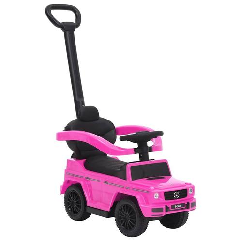 vidaXL Duw-loopauto G63 roze, Kinderen en Baby's, Speelgoed | Buiten | Voertuigen en Loopfietsen, Nieuw, Verzenden