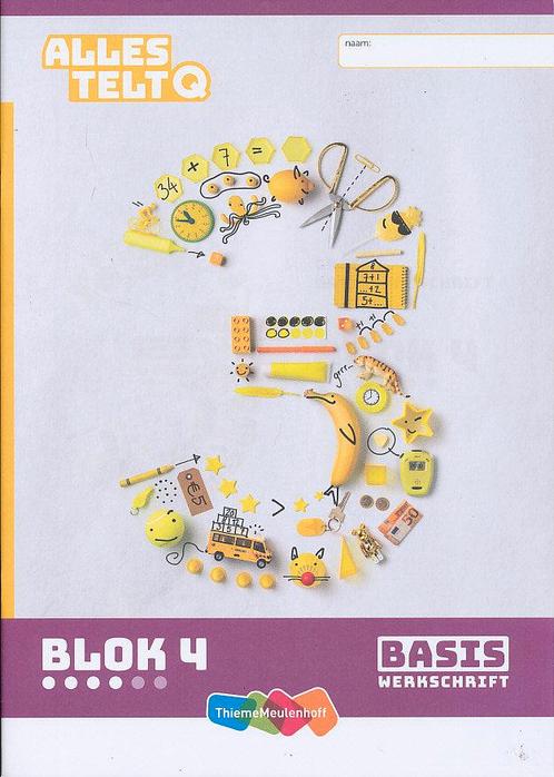 Alles Telt Q Werkschrift Basis blok 4 groep 3 (per stuk), Boeken, Schoolboeken, Nieuw, Verzenden
