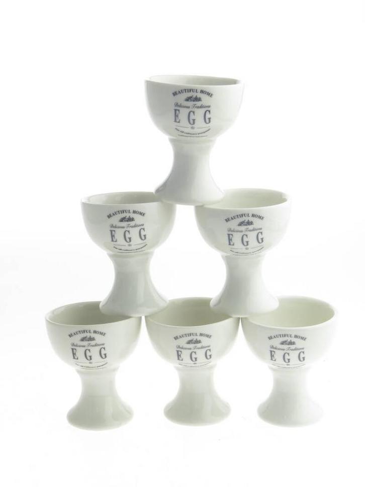 Eierdoppen - Royal Houseware - set van 6, Huis en Inrichting, Keuken | Servies, Gebruikt, Verzenden
