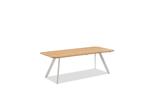 Niehoff Muro tuintafel aluminium/teak natuur/ivoor - Wit, Ophalen of Verzenden, Nieuw