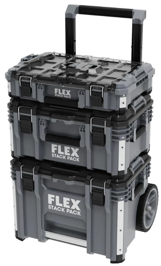 FLEX STACK PACK TK-L SP SET-1 Transportkofferset 1, Doe-het-zelf en Verbouw, Schildersmaterialen, Nieuw, Ophalen of Verzenden