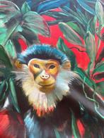 Blikken in de jungle – katoenen fluweel met een exotische