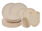 Serviesset Flower - Beige - 18-delig, Verzenden, Nieuw