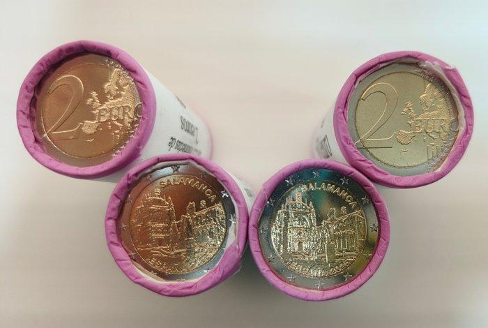 Spanje. 2 Euro 2025 Salamanca (100 monedas) en 4 rollos, Postzegels en Munten, Munten | Europa | Euromunten