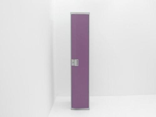 Locker/garderobekast - 180x35x50cm (hxbxd) - 1-deurs - lila, Huis en Inrichting, Woonaccessoires | Kapstokken, Overige typen, Gebruikt