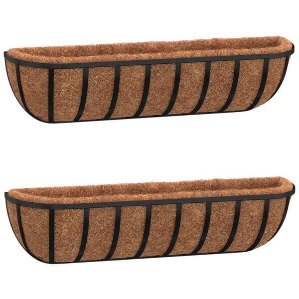 Kokosvezel Bakken | Tweedekansje | Balkon (Wandbakken), Tuin en Terras, Bloembakken en Plantenbakken, Minder dan 30 cm, 60 tot 100 cm