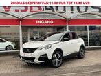 Peugeot 3008 1.2 PURETECH AUT. 130PK GT-LINE HALF-LEER NAVI, Auto's, Automaat, Wit, Nieuw, Lease