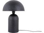 Leitmotiv Boaz - Tafellamp paddenstoel - 31x31x43cm - Zwart, Verzenden, Zo goed als nieuw