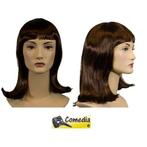 Theaterpruik pony halflang bruin, Verzenden, Nieuw, Feestartikel