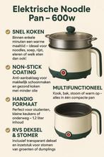 Noodle pan / Elektrische pan - Koken - Tafelen - Wit, Huis en Inrichting, Keuken | Potten en Pannen, Kookpan of Snelkookpan, Verzenden