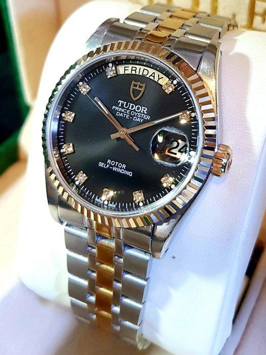 Tudor - Prince Oyster Date+Day - BLACK DIAMOND - Zonder, Sieraden, Tassen en Uiterlijk, Horloges | Antiek